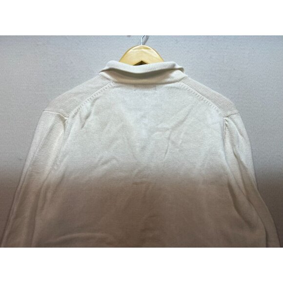 Lands' End Direct Merchants Womens Button Up Cardigan Sweater XL? White - Picture 9 of 10